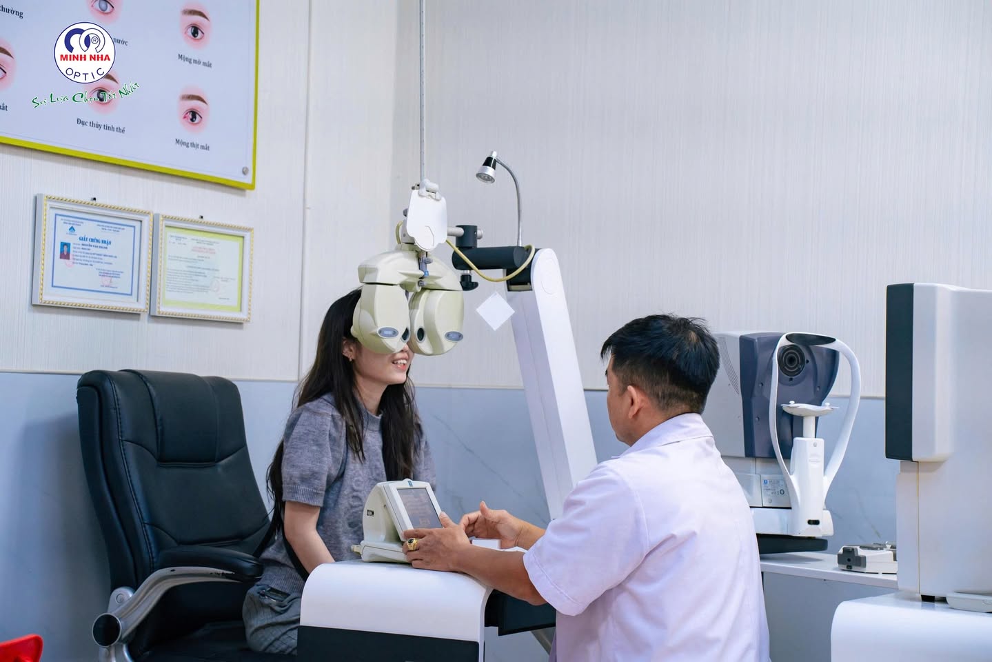 ĐO MẮT KỸ LƯỠNG THEO QUY TRÌNH TIÊU CHUẨN | MẮT KÍNH MINH NHÃ PHAN THIẾT