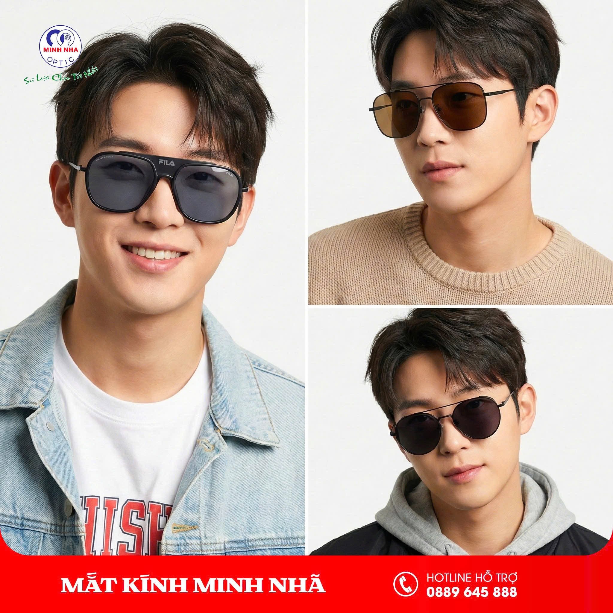 KÍNH MÁT NAM 2026 – KHÍ CHẤT LỊCH LÃM | MẮT KÍNH MINH NHÃ PHAN THIẾT