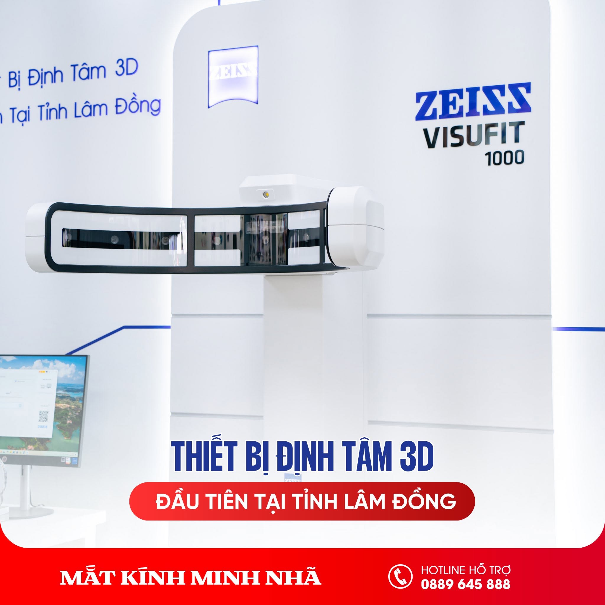 THIẾT BỊ ĐỊNH TÂM 3D – CÁ NHÂN HÓA THỊ GIÁC | MẮT KÍNH MINH NHÃ PHAN THIẾT