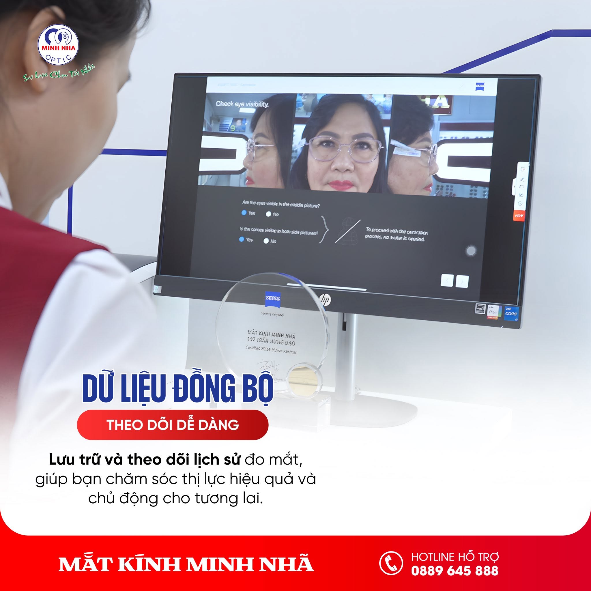 THIẾT BỊ ĐỊNH TÂM 3D – CÁ NHÂN HÓA THỊ GIÁC | MẮT KÍNH MINH NHÃ PHAN THIẾT