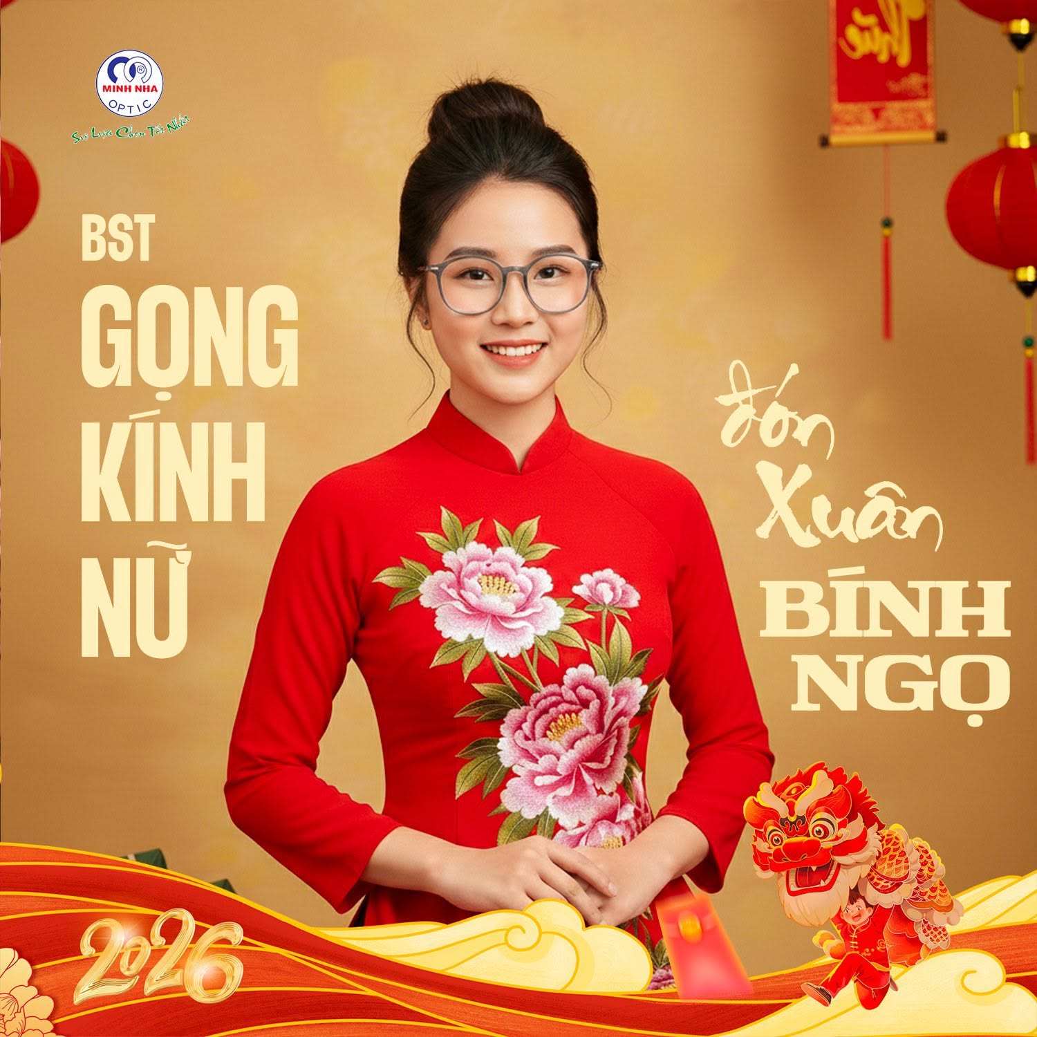 BỘ SƯU TẬP GỌNG KÍNH NỮ ĐÓN XUÂN 2026 | MẮT KÍNH MINH NHÃ PHAN THIẾT