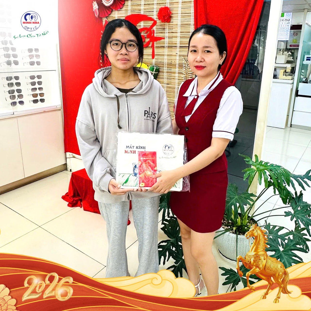 VUI ĐÓN XUÂN SANG – NHẬN QUÀ NGẬP TRÀN | MẮT KÍNH MINH NHÃ PHAN THIẾT