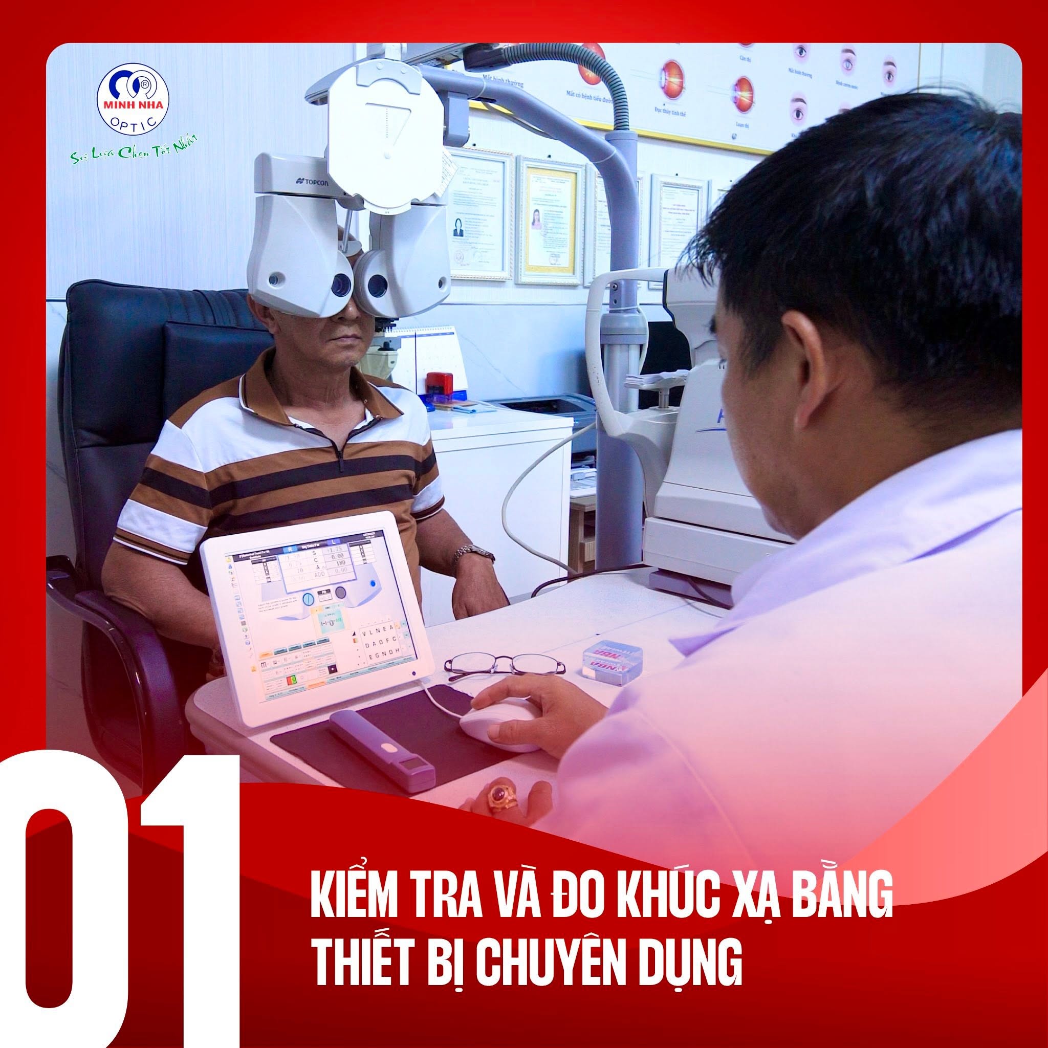 QUY TRÌNH TƯ VẤN - ĐO MẮT - CẮT KÍNH | MẮT KÍNH MINH NHÃ PHAN THIẾT