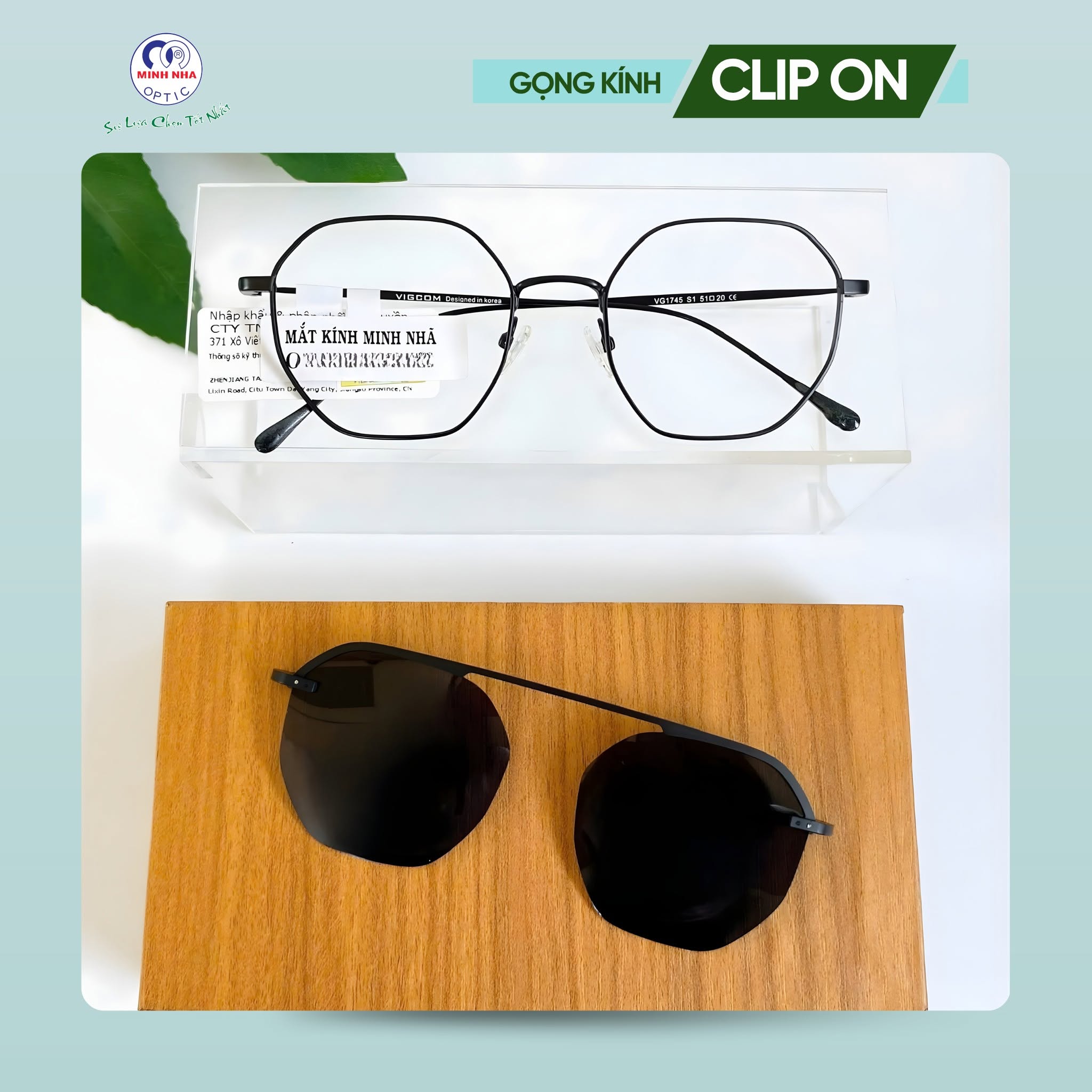 GỌNG KÍNH CLIP-ON – GIẢI PHÁP 2 TRONG 1 TIỆN LỢI | MẮT KÍNH MINH NHÃ PHAN THIẾT