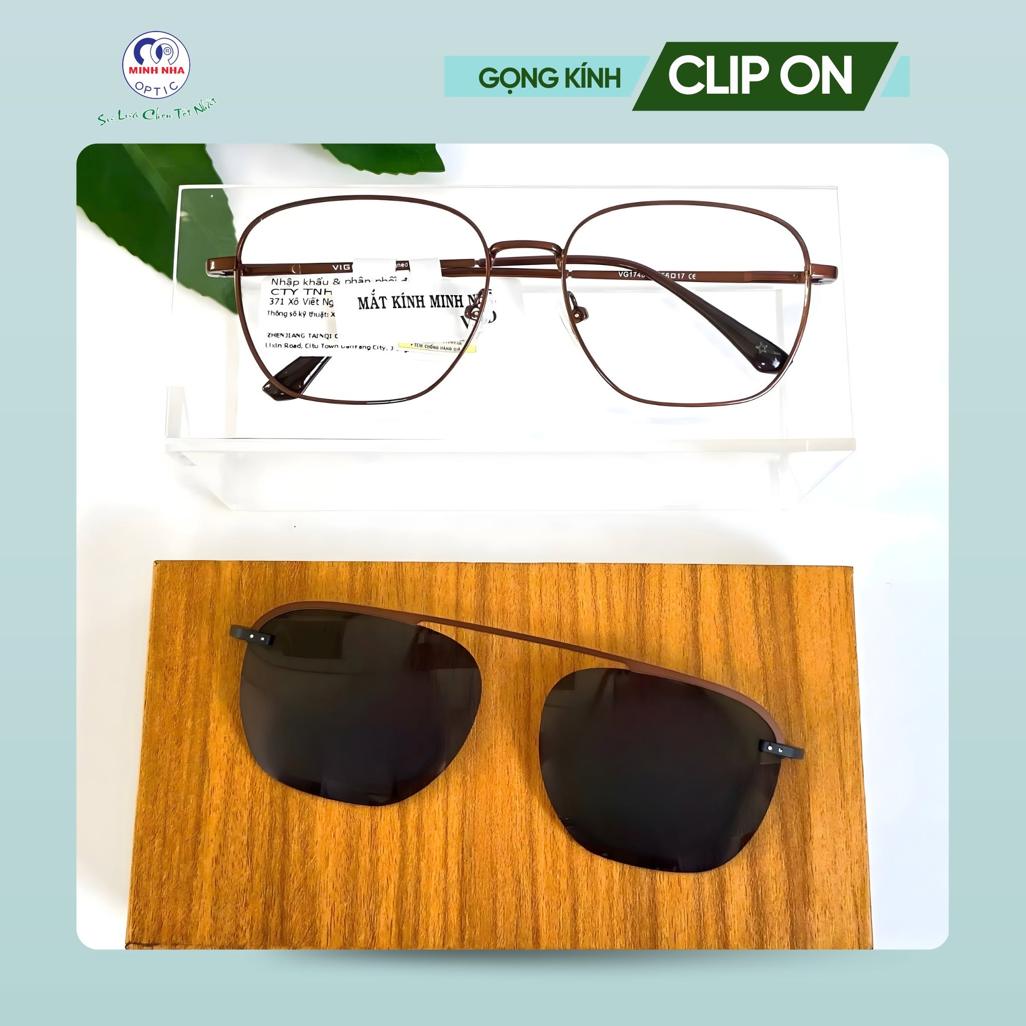GỌNG KÍNH CLIP-ON – GIẢI PHÁP 2 TRONG 1 TIỆN LỢI | MẮT KÍNH MINH NHÃ PHAN THIẾT