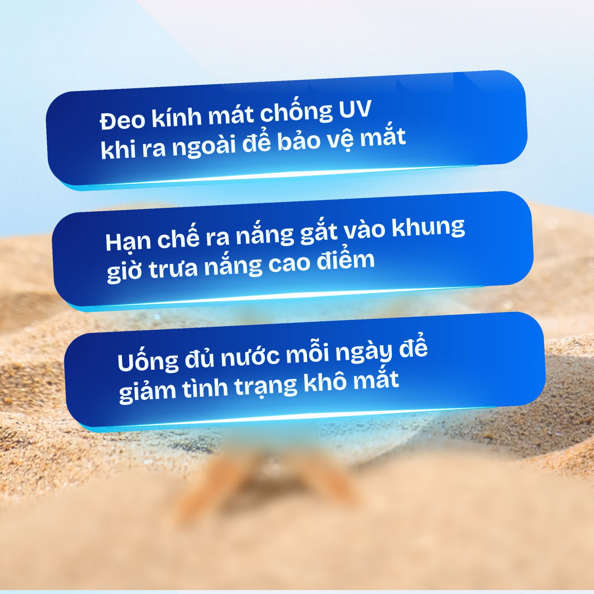 ĐEO KÍNH MÁT CHỐNG UV KHI RA NGOÀI ĐỂ GIẢM CHÓI VÀ BẢO VỆ MẮT | MẮT KÍNH MINH NHÃ PHAN THIẾT