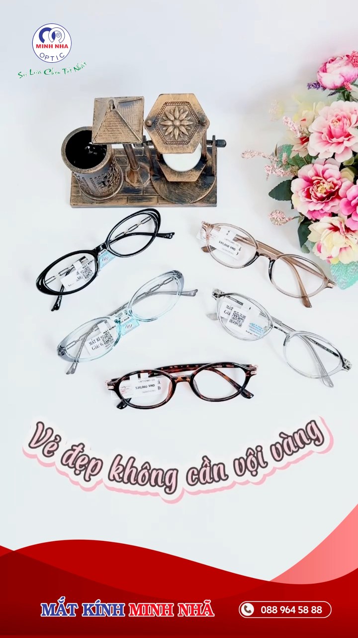 GỌNG KÍNH RETRO - NÉT ĐẸP VƯỢT THỜI GIAN | MẮT KÍNH MINH NHÃ PHAN THIẾT