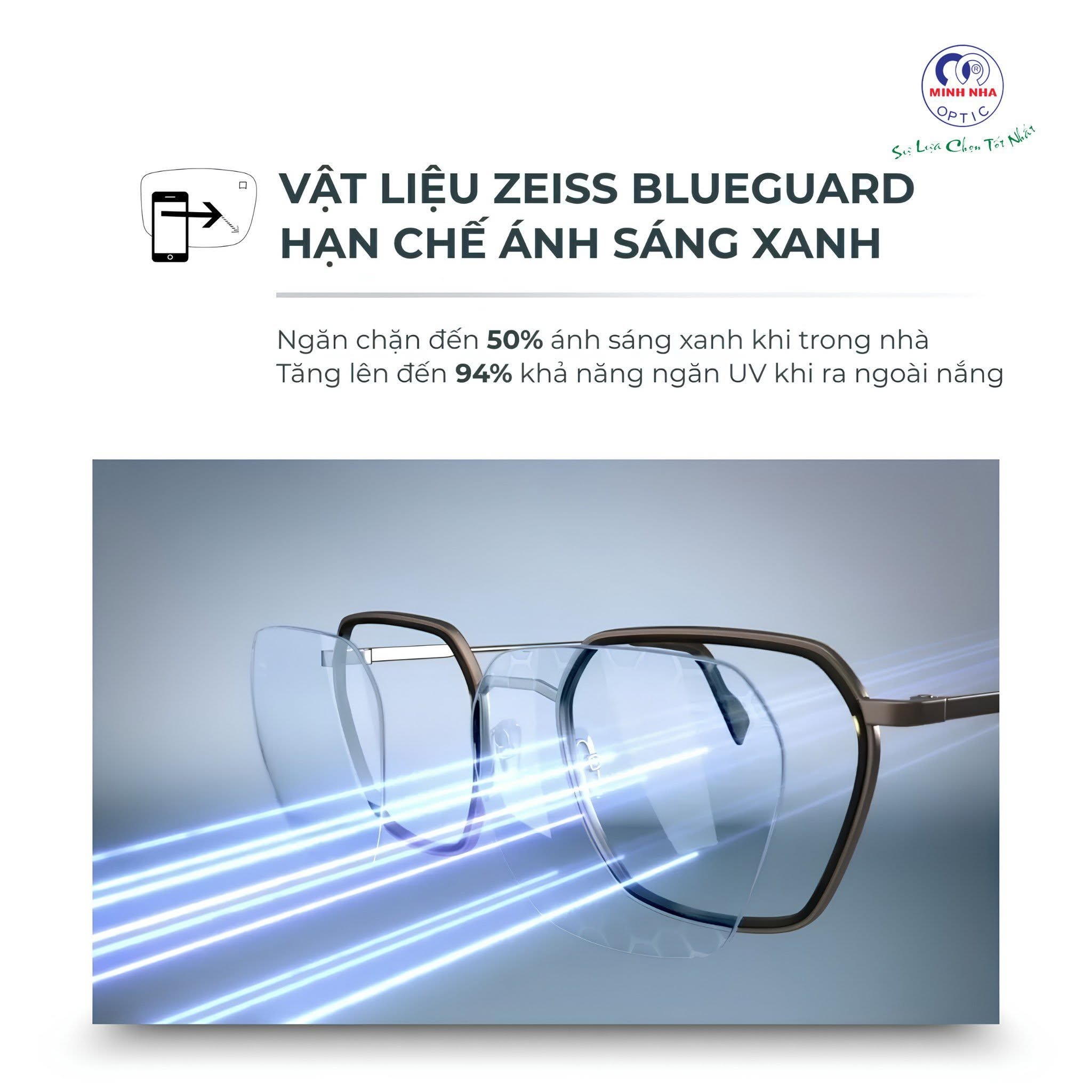 ZEISS PHOTOFUSION X – CÔNG NGHỆ ĐỔI MÀU THÔNG MINH THẾ HỆ MỚI | MẮT KÍNH MINH NHÃ PHAN THIẾT
